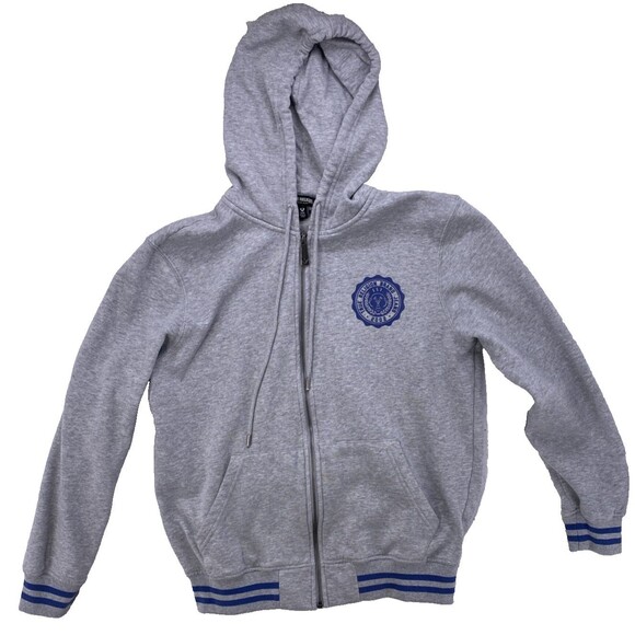 True Religion Other - True Religion Alumni Logo Full Zip Hoodie Mens Medium Gray Streetwear Skater